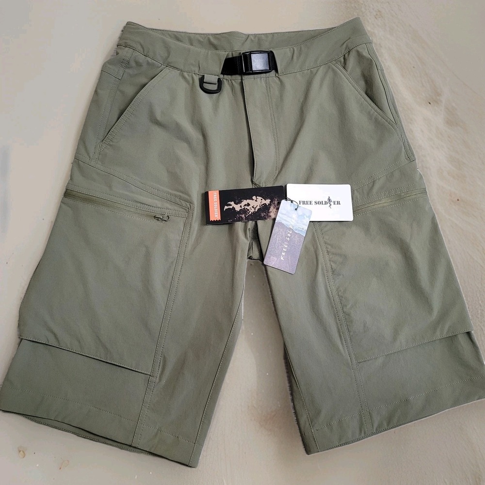 NWT FREE SOLDIER Shorts Men's 30x12‎ Tactical Cargo Quick Dry Hiking Gorpcore
